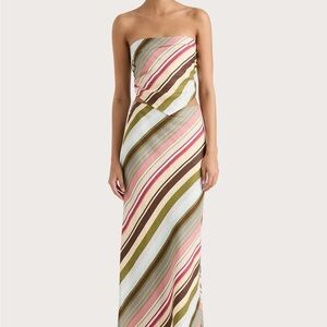 Faithfull the Brand Elise Skirt Meleu Stripe Multi